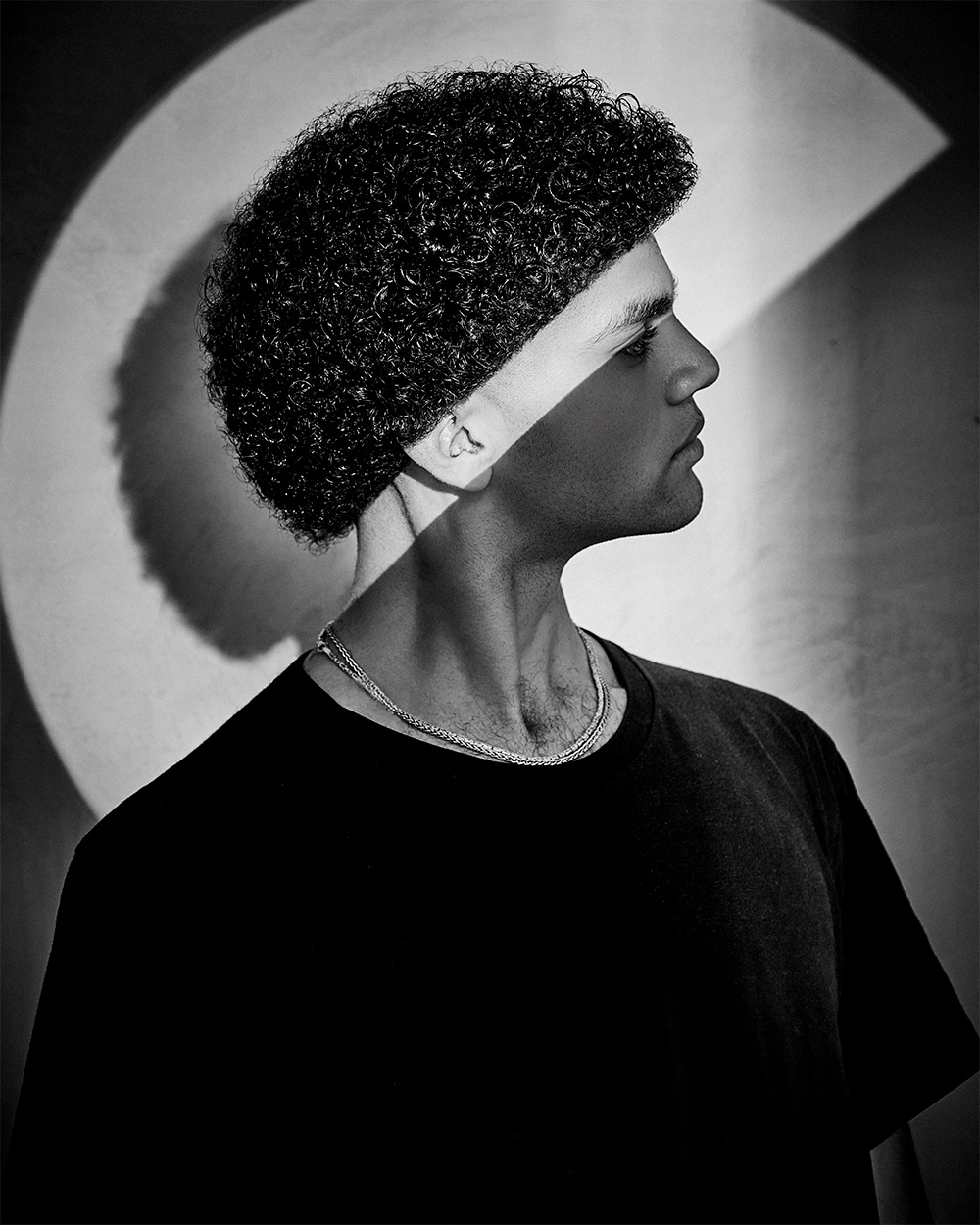 Curly rounded, look 08