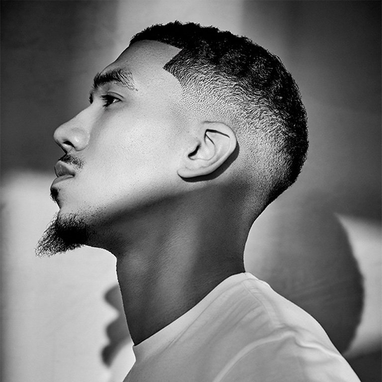 Skin fade in profile